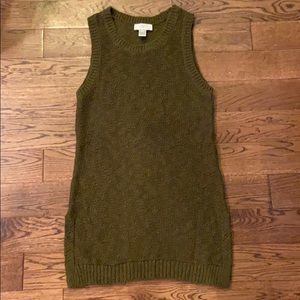 LOFT sleeveless sweater dress🥀